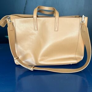 Calpak Haven Laptop Tote Bag in Toffee